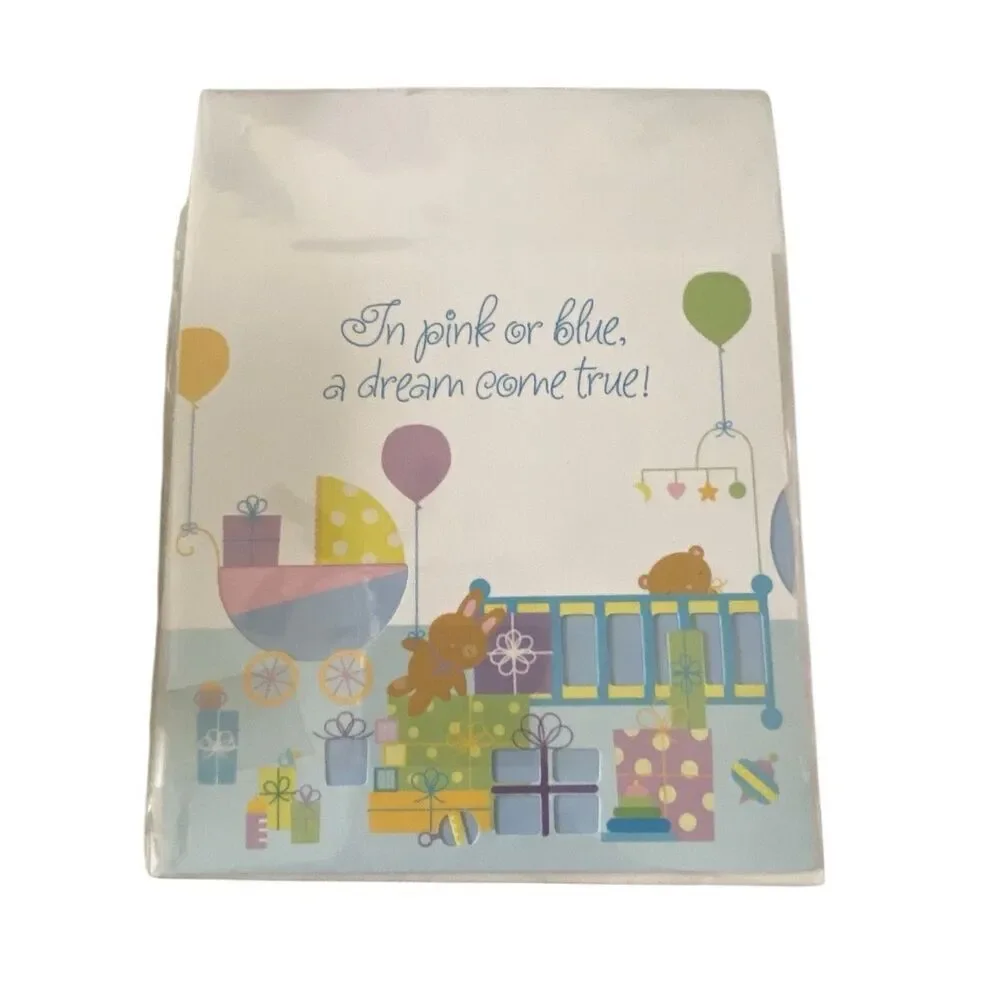 Lot Of 12 Baby Girl Shower Invitations Party Favor Boxes Place Cards Seals Name